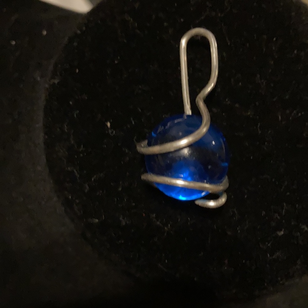 Wire wrapped vintage marble